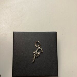 James Avery Silver Candy Cane Pendant